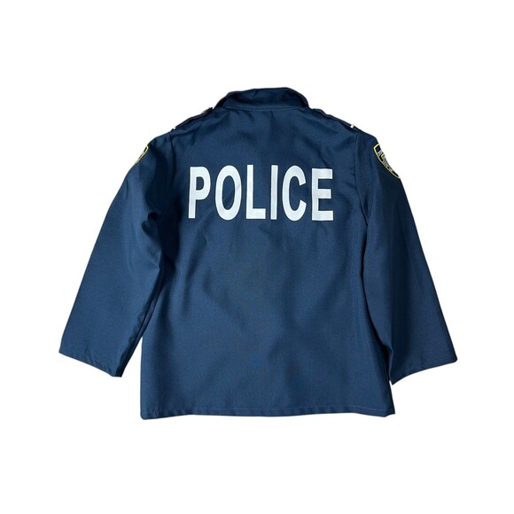 Police Unisex Kids Costume Shirt M (8-10) Halloween Cosplay Dress up America - Picture 2 of 6